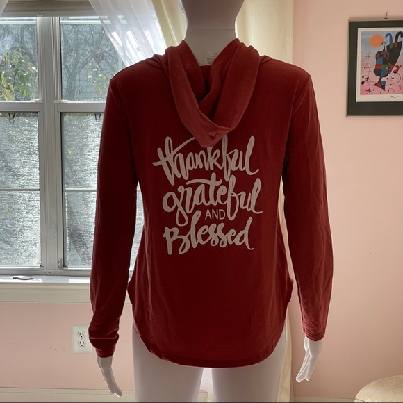 Allysse Women’s Blessed Hoodie Top size Medium - Picture 12 of 12